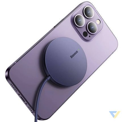 Magnetic Wireless Charger Baseus Simple Mini3 15W (Dusty purple) Wireless chargers