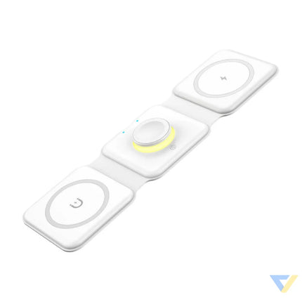 Magnetic wireless charger Essager EWXCX3 NMC02 3w1 15W (white) Wireless chargers