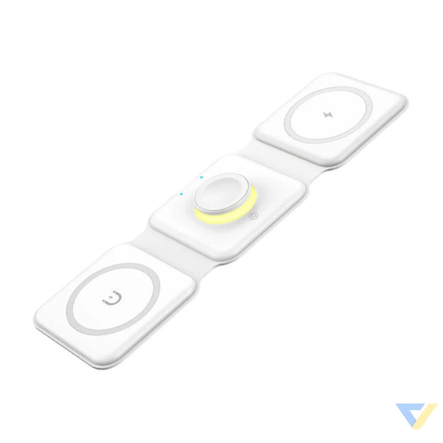 Magnetic wireless charger Essager EWXCX3 NMC02 3w1 15W (white) Wireless chargers