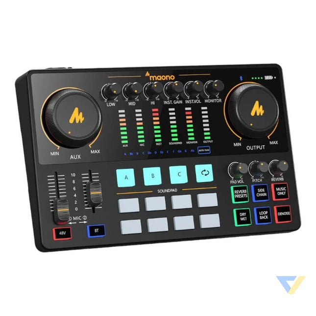 Maono AME2 Sound Card Black External sound cards