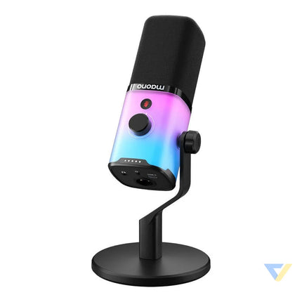 Maono PD100X RGB Microphone Black Microphones
