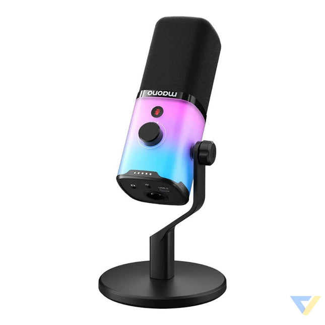 Maono PD100X RGB Microphone Black Microphones