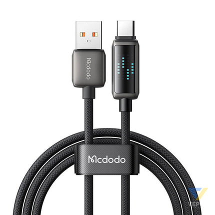 Mcdodo CA 2350 USB A to USB C cable 6A LED display 1.2m USB to USB C