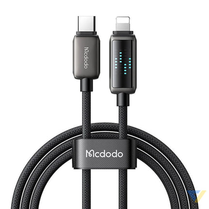 Mcdodo CA 2630 USB C to Lightning cable 36W LED display 1.2m USB C to Lightning