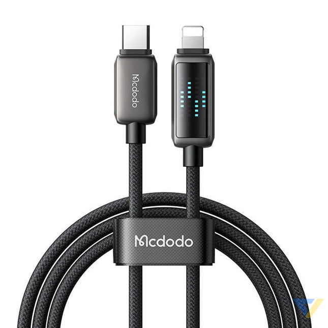 Mcdodo CA 2630 USB C to Lightning cable 36W LED display 1.2m USB C to Lightning