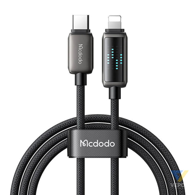 Mcdodo CA 2630 USB C to Lightning cable 36W LED display 1.2m USB C to Lightning