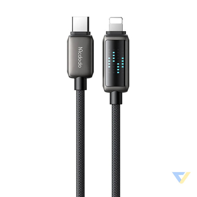 Mcdodo CA 2630 USB C to Lightning cable 36W LED display 1.2m USB C to Lightning