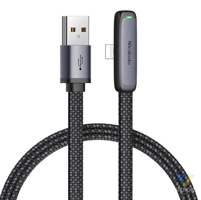 Mcdodo CA 2791 USB to lightning angle cable 1.8m (black) USB to Lightning