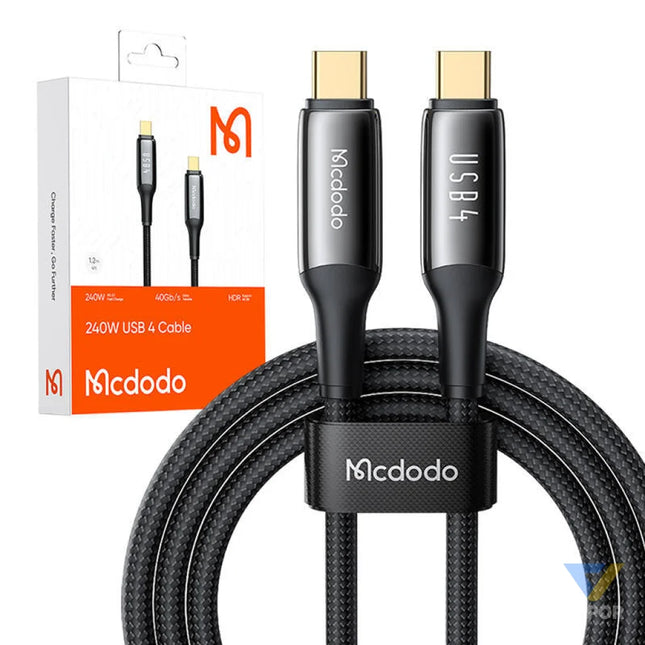 Mcdodo CA 2990 USB C to USB C cable PD 140W 1.2m (black) USB C to USB C