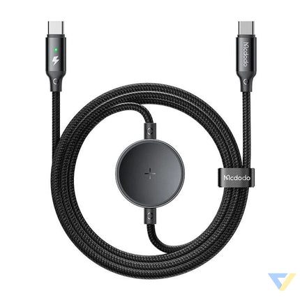 Mcdodo CA 4170 2 in 1 USB C cable + Samsung Watch wireless charger 60W 1.5m Combo Cables