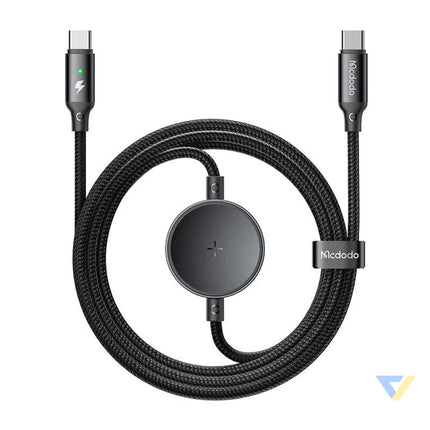Mcdodo CA 4170 2 in 1 USB C cable + Samsung Watch wireless charger 60W 1.5m Combo Cables