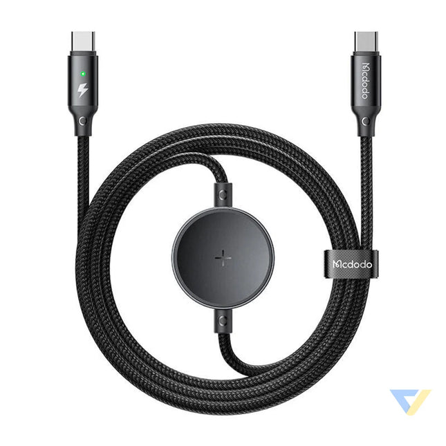 Mcdodo CA 4170 2 in 1 USB C cable + Samsung Watch wireless charger 60W 1.5m Combo Cables