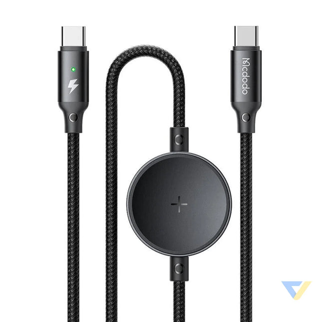 Mcdodo CA 4170 2 in 1 USB C cable + Samsung Watch wireless charger 60W 1.5m Combo Cables