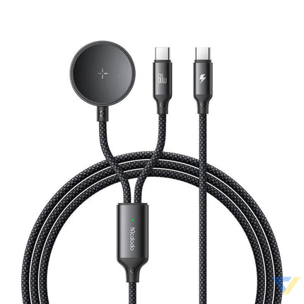 Mcdodo CA 4210 2 in 1 USB C cable + Samsung Watch charger 60W 1.2m Combo Cables