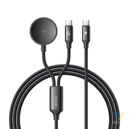 Mcdodo CA 4210 2 in 1 USB C cable + Samsung Watch charger 60W 1.2m Combo Cables