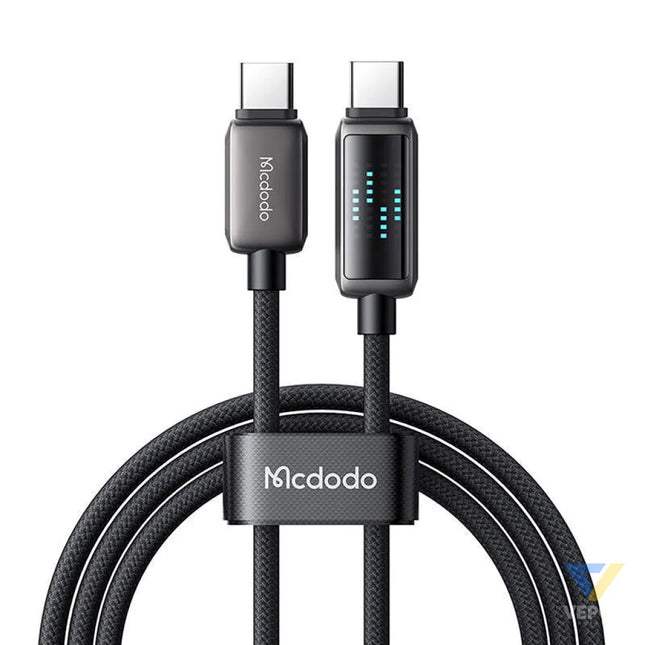 Mcdodo CA 4250 USB C to USB C cable 100W LED display 1.2m USB C to USB C