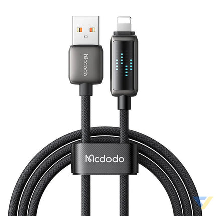 Mcdodo CA 5250 USB A to Lightning cable LED display 1.2m USB to Lightning