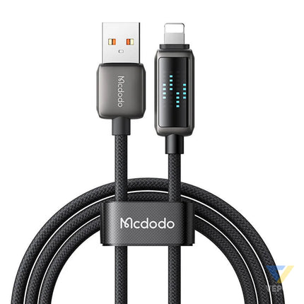 Mcdodo CA 5250 USB A to Lightning cable LED display 1.2m USB to Lightning