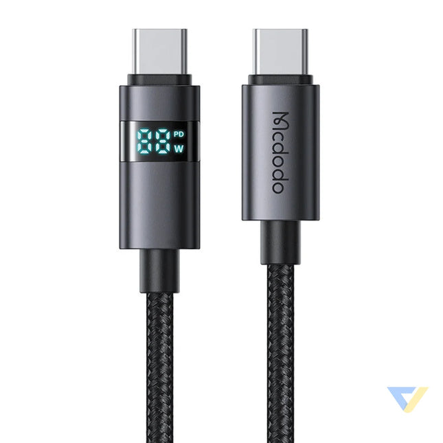 Mcdodo CA 5610 USB C to USB C cable 100W LED display 1.2m USB C to USB C