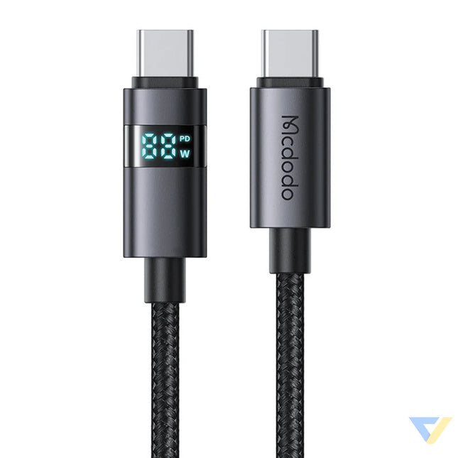 Mcdodo CA 5610 USB C to USB C cable 100W LED display 1.2m USB C to USB C