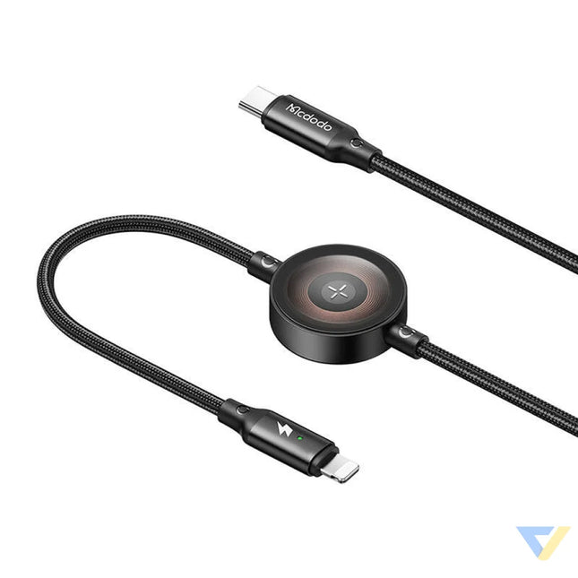 Mcdodo CA 5680 2 in 1 USB C to Lightning cable + Apple Watch charger 36W 1.5m Combo Cables
