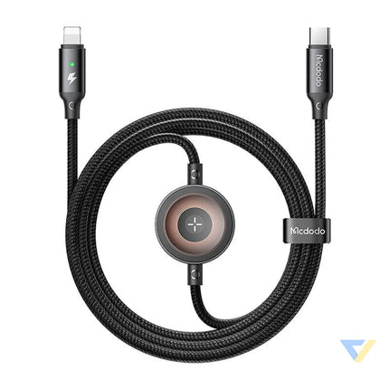 Mcdodo CA 5680 2 in 1 USB C to Lightning cable + Apple Watch charger 36W 1.5m Combo Cables