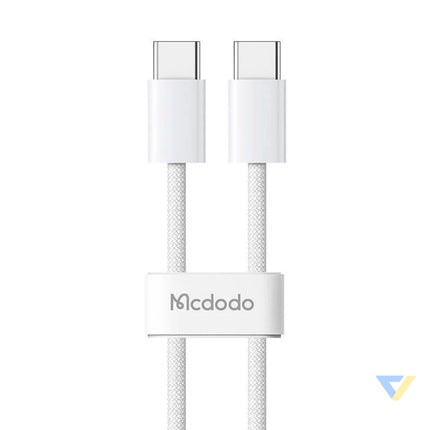 Mcdodo CA 5690 USB C to USB C cable 60W 1m (white) USB C to USB C