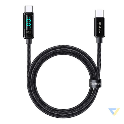 Mcdodo CA 8820 100W USB C to USB C cable 1.2m (black) USB C to USB C