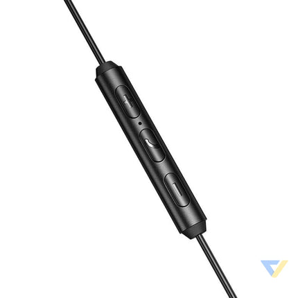 Mcdodo HP 1050 in ear wired headphones USB C (black) Wired