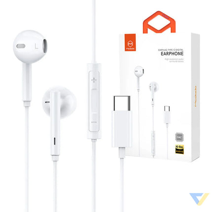 Mcdodo HP 7500 wired headphones USB C (white) Wired