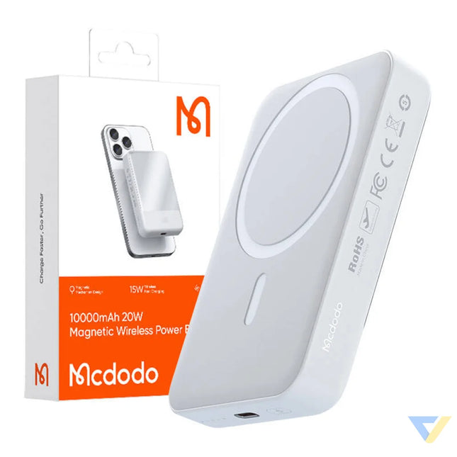 Mcdodo MC 4260 Magnetic Power Bank 10000mAh 20W (white) Powerbanks