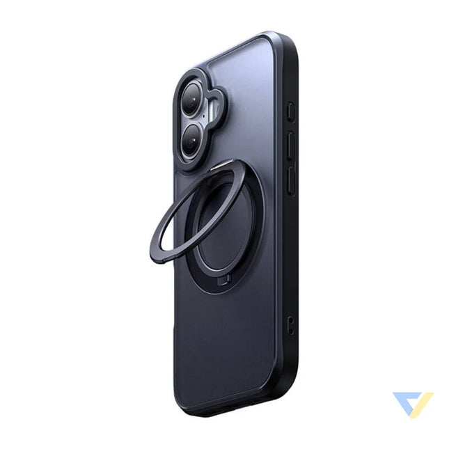 McDodo PC 4931 MagSafe case for iPhone 16 Plus with stand (black) Protective cases for smartphones