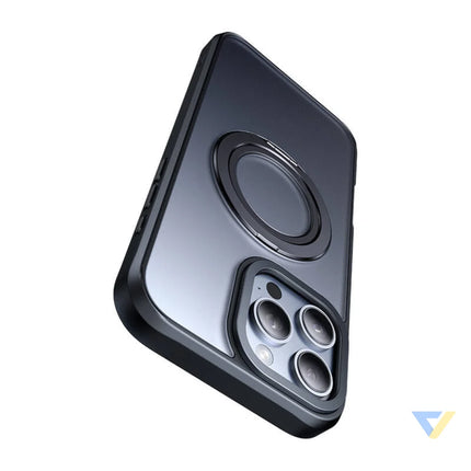 McDodo PC 4932 MagSafe case for iPhone 16 Pro with stand (black) Protective cases for smartphones
