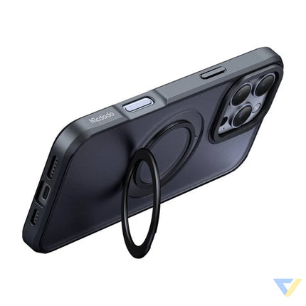 McDodo PC 4932 MagSafe case for iPhone 16 Pro with stand (black) Protective cases for smartphones