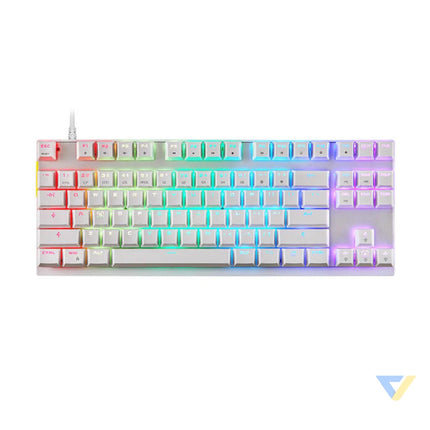 Mechanical gaming keyboard Motospeed K82 RGB (white) Wired