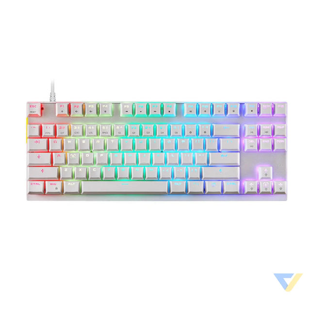 Mechanical gaming keyboard Motospeed K82 RGB (white) Wired