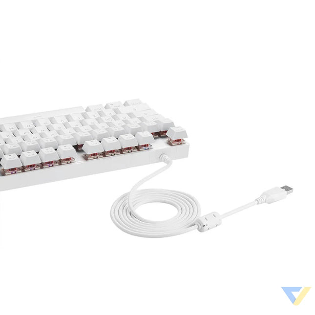 Mechanical gaming keyboard Motospeed K82 RGB (white) Wired