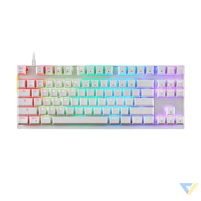 Mechanical gaming keyboard Motospeed K82 RGB (white) Wired