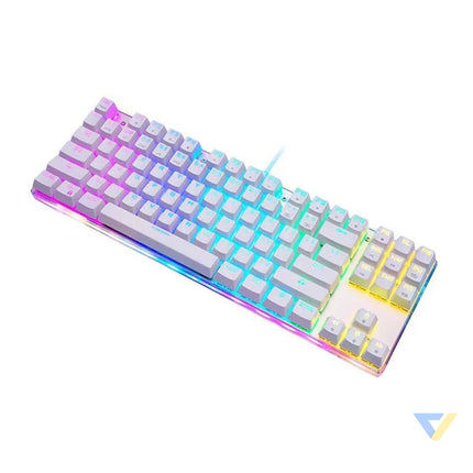 Mechanical gaming keyboard Motospeed K87S RGB (white) Wired
