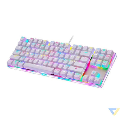 Mechanical gaming keyboard Motospeed K87S RGB (white) Wired