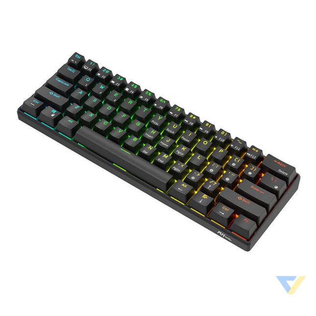 Mechanical keyboard Royal Kludge RK61 RGB brown switch (black) Wired