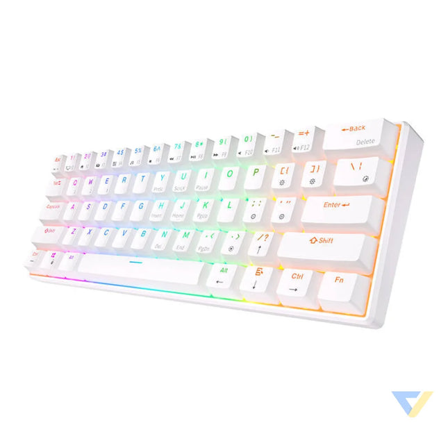 Mechanical keyboard Royal Kludge RK61 RGB red switch (white) Wired