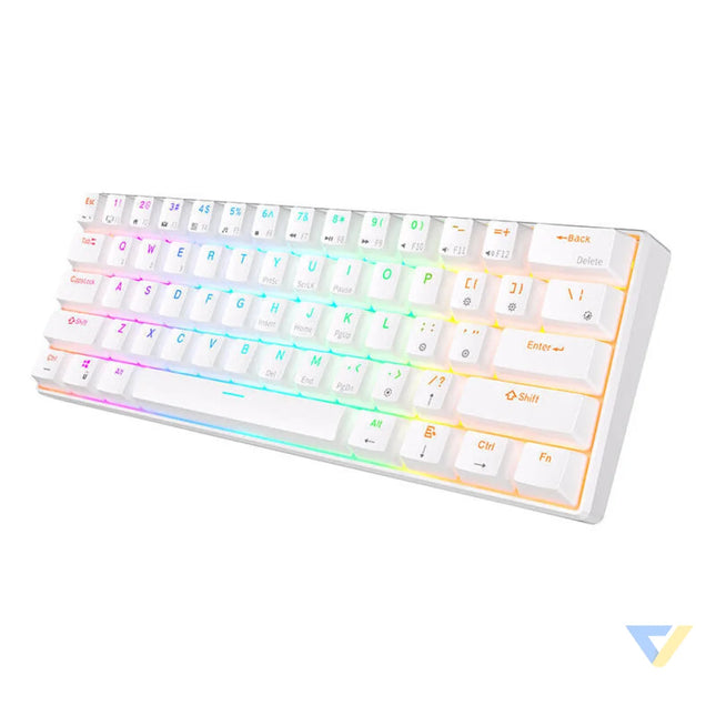 Mechanical keyboard Royal Kludge RK61 RGB red switch (white) Wired
