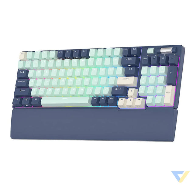 Mechanical keyboard Royal Kludge RK96 RGB brown switch (blue) Wired