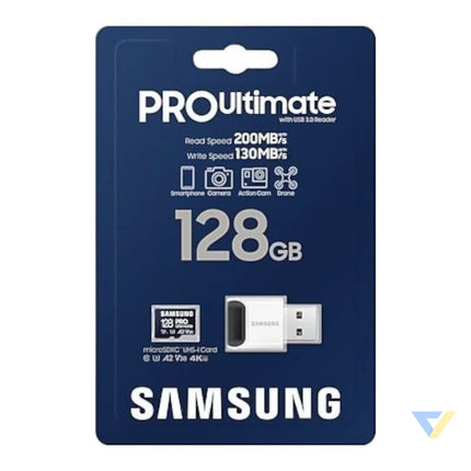 Memory card Samsung microSDXC PRO Ultimate 128GB 200 MB/s UHS I/U3 (MB MY128SB/WW) Memory cards