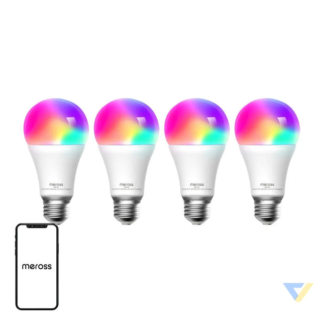 Meross MSL120 WiFi Smart LED Light Bulb (HomeKit) (four pack) LED bulbs