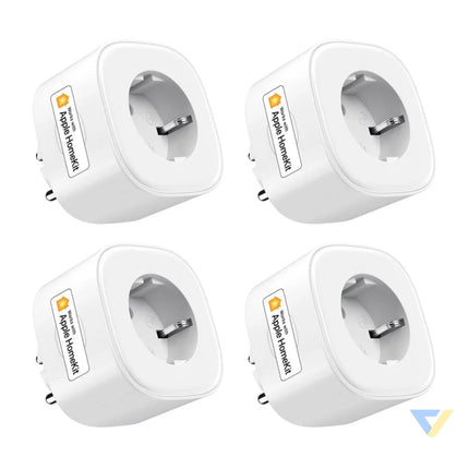 Meross MSS210HKQUA EU (HomeKIt) smart socket (four pack) Power plugs