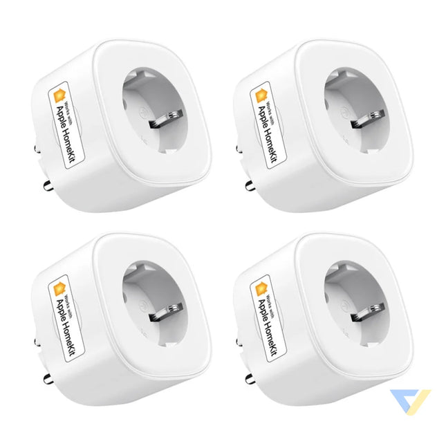 Meross MSS210HKQUA EU (HomeKIt) smart socket (four pack) Power plugs