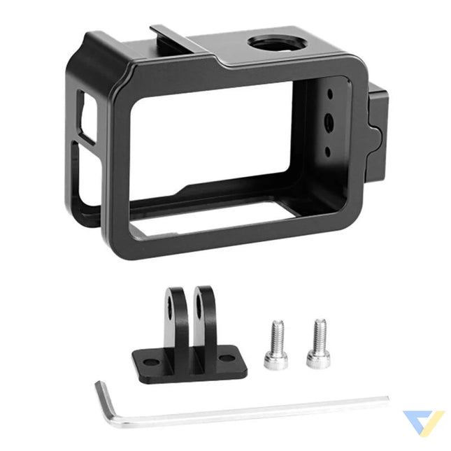 Metal Cage with Cold Shoe PULUZ for DJI Osmo Action 4/3 For sports cameras