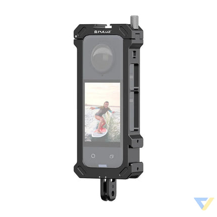 Metal protective cage PULUZ with tripod adapter for Insta360 X4 For sports cameras